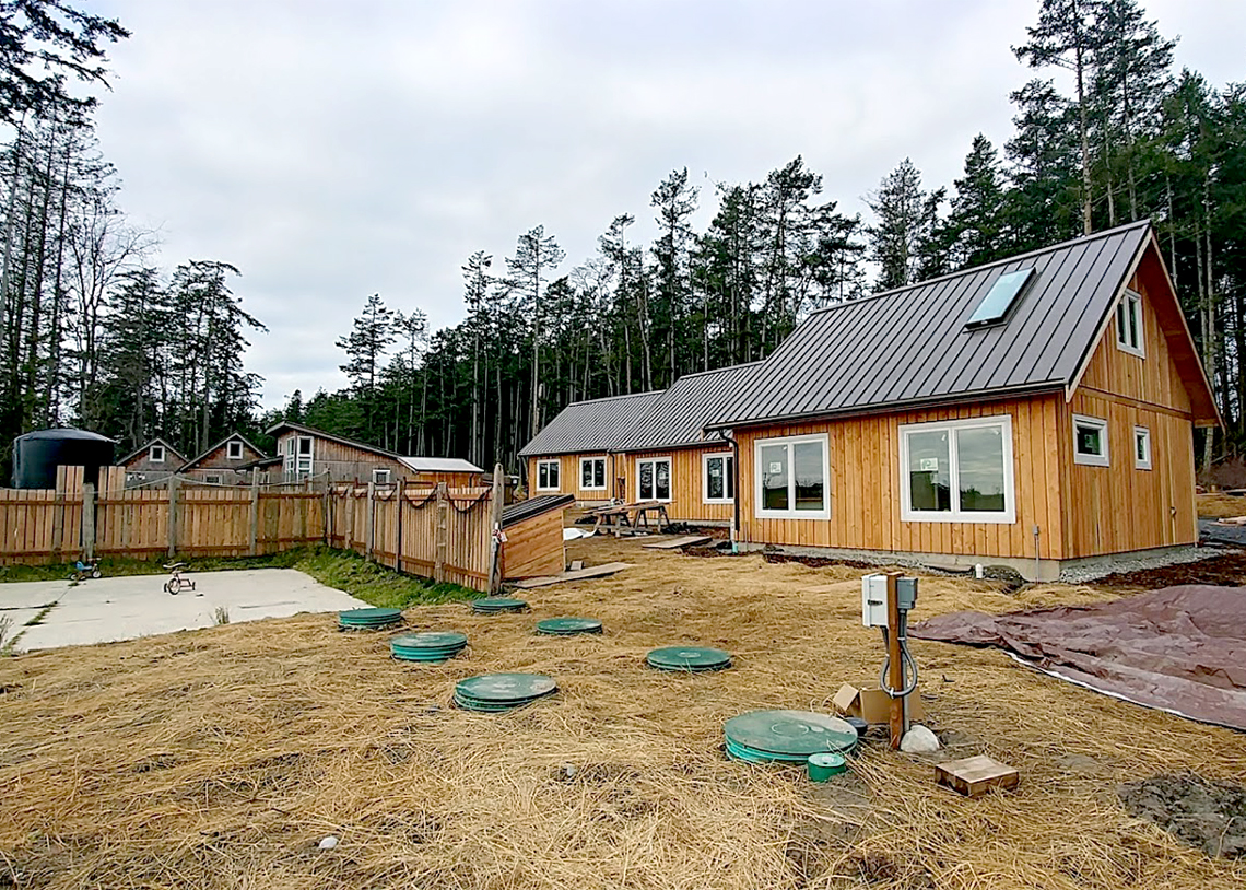 Lopez Community Land Trust Salish Way Cottages Built Green 5-Star affordable cottages exterior