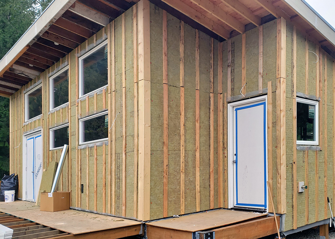 Targa Homes: Shoreline 5-Star DADU exterior under construction