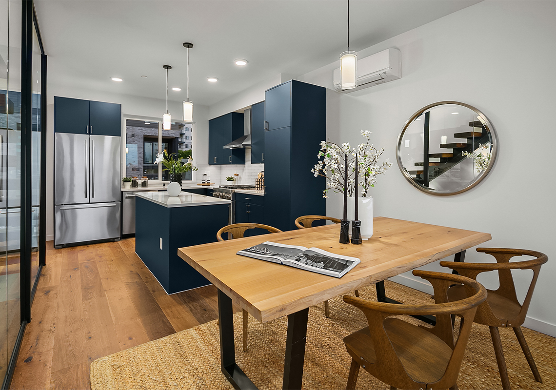 Gamut360's Elements Courtyard townhomes, kitchen