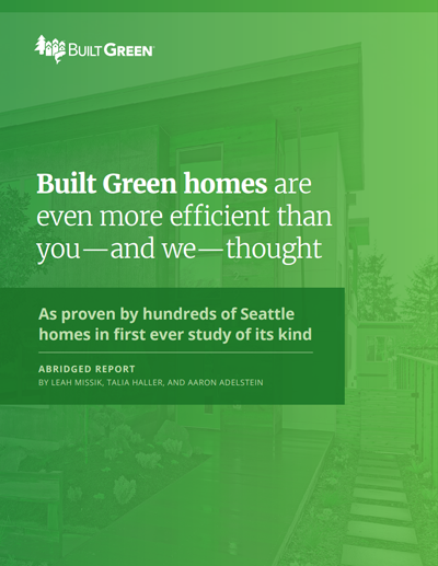 Built Green Post-Occupancy Study